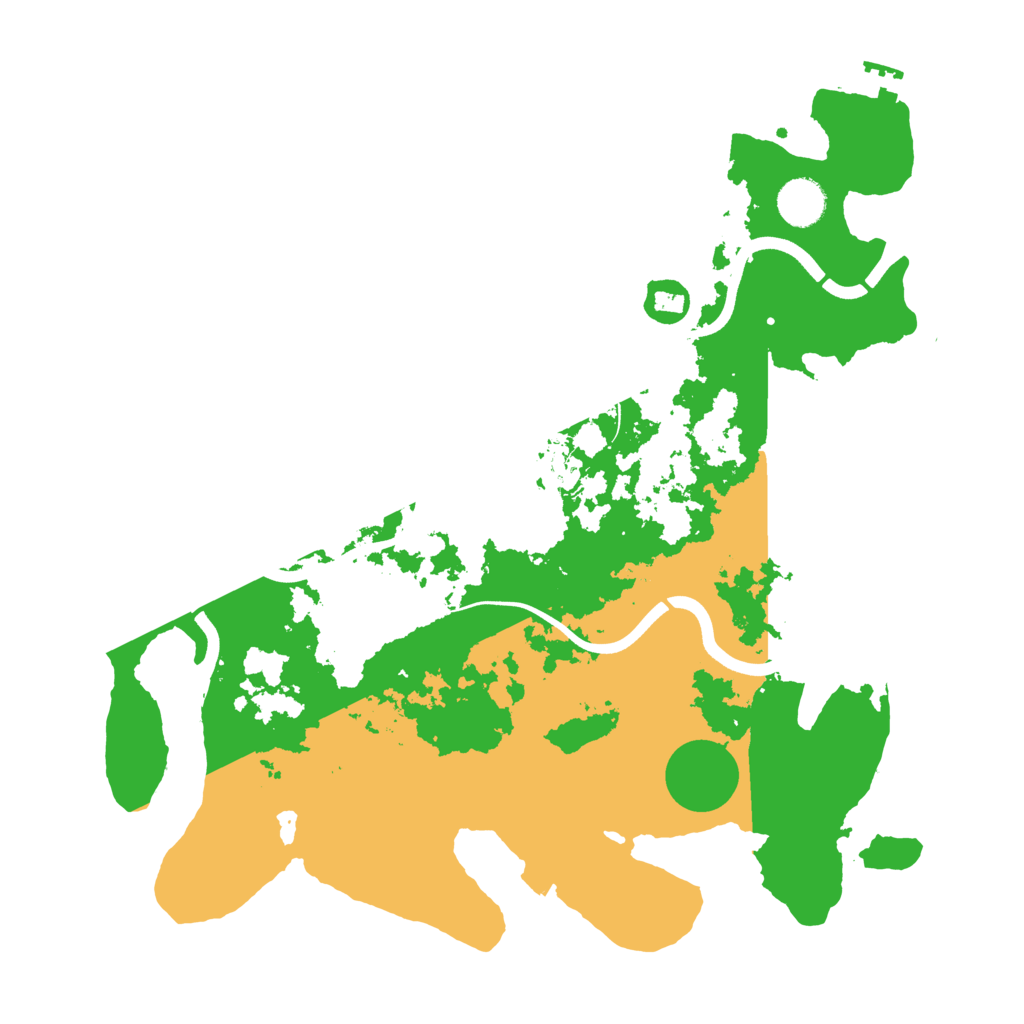 Biome Rust Map: Procedural Map, Size: 3750, Seed: 32701497