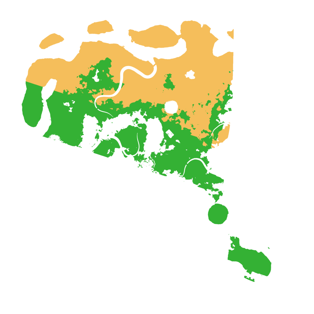 Biome Rust Map: Procedural Map, Size: 4250, Seed: 58333868