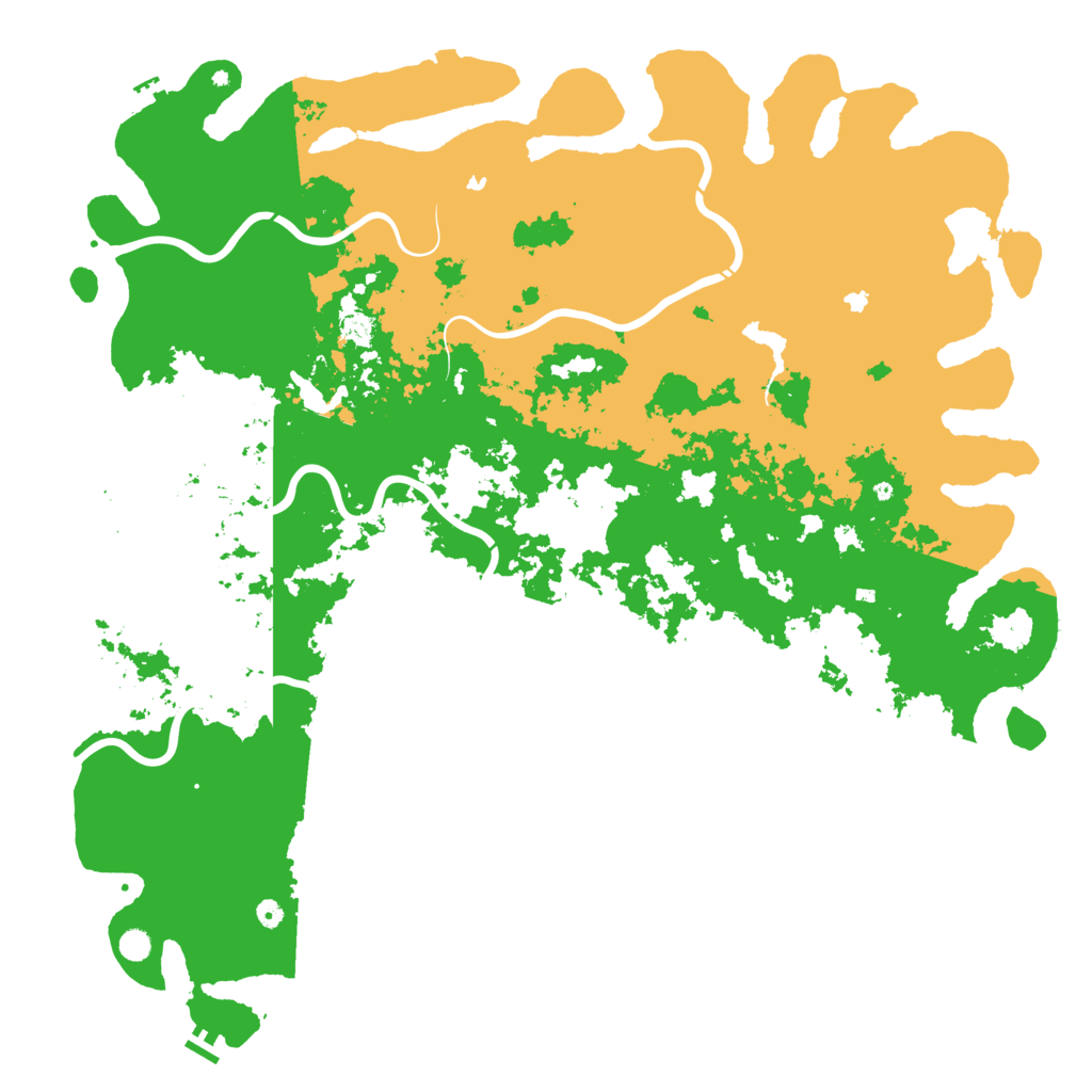 Biome Rust Map: Procedural Map, Size: 6000, Seed: 338675432