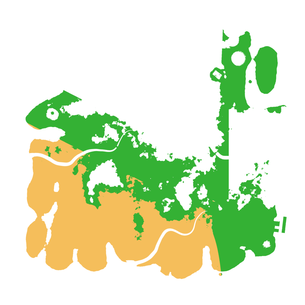Biome Rust Map: Procedural Map, Size: 3800, Seed: 60475338