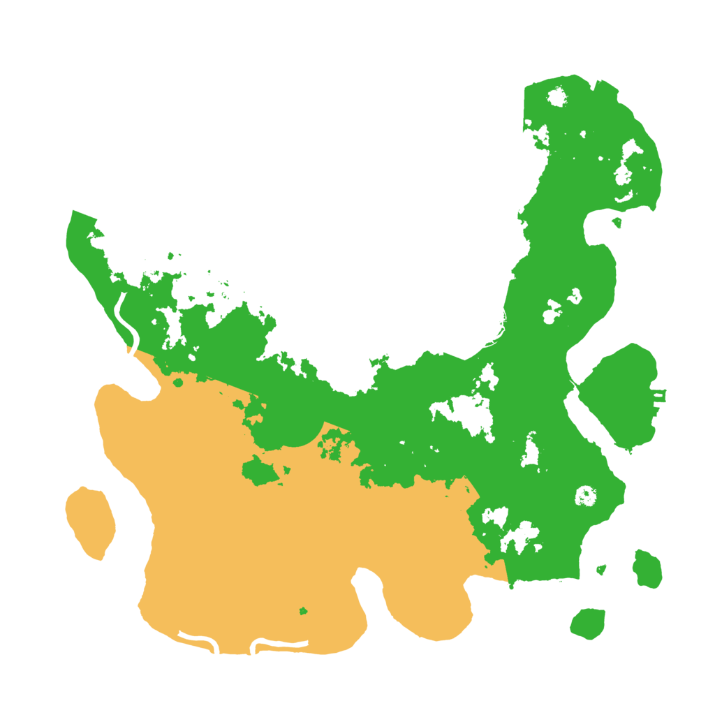 Biome Rust Map: Procedural Map, Size: 3450, Seed: 17314209