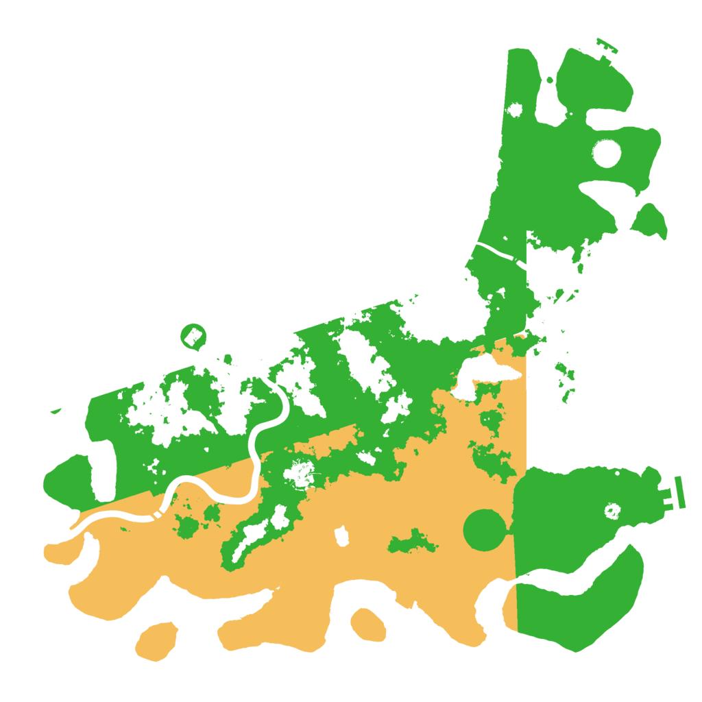 Biome Rust Map: Procedural Map, Size: 4400, Seed: 91424377