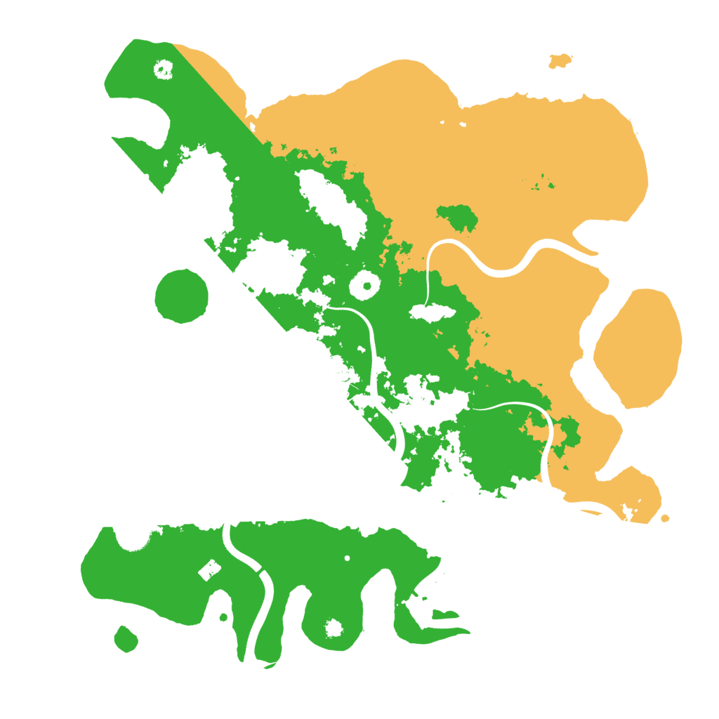 Biome Rust Map: Procedural Map, Size: 3650, Seed: 21757882