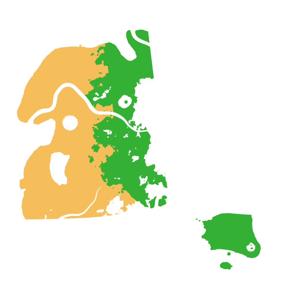 Biome Rust Map: Procedural Map, Size: 3450, Seed: 29599975