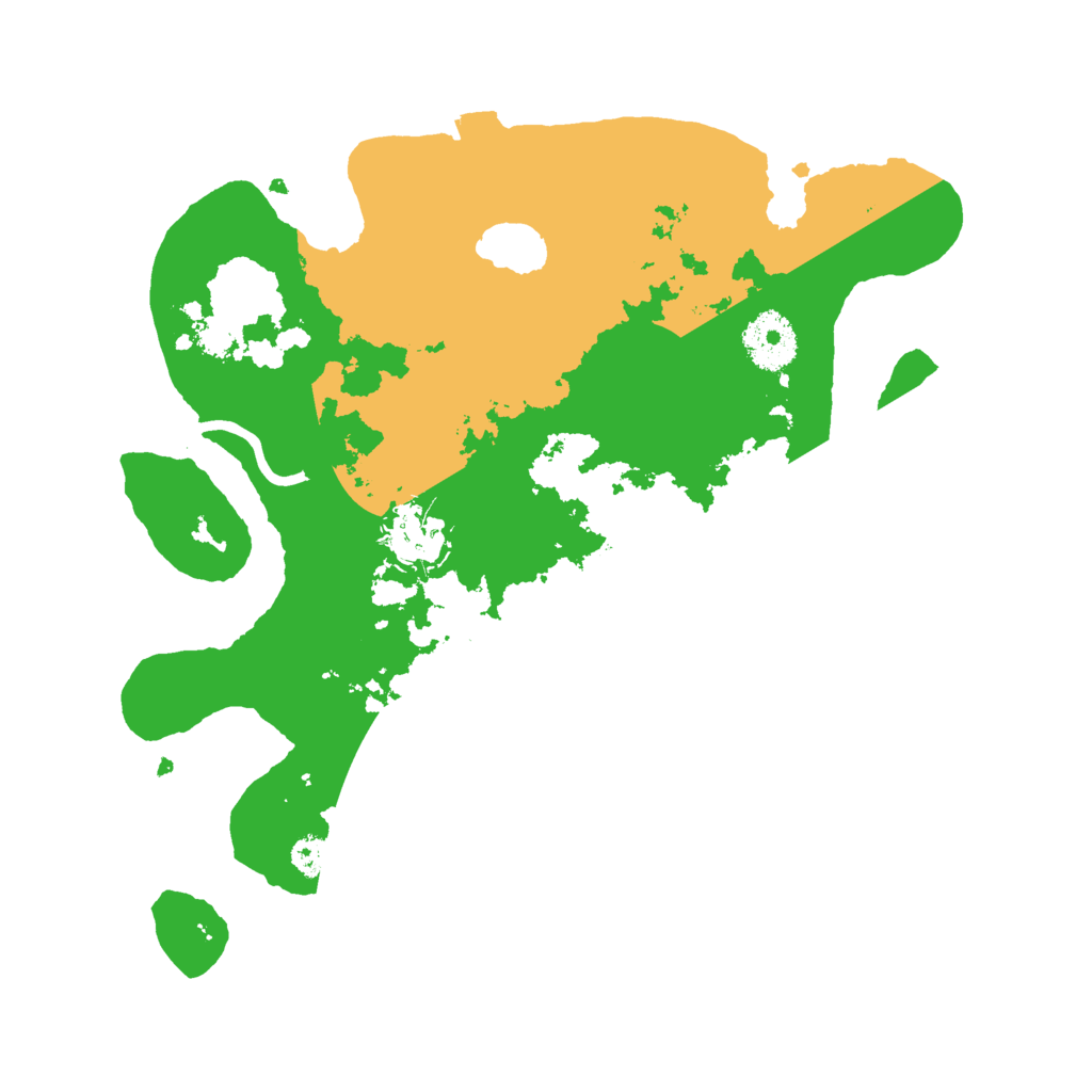 Biome Rust Map: Procedural Map, Size: 3000, Seed: 1647619395