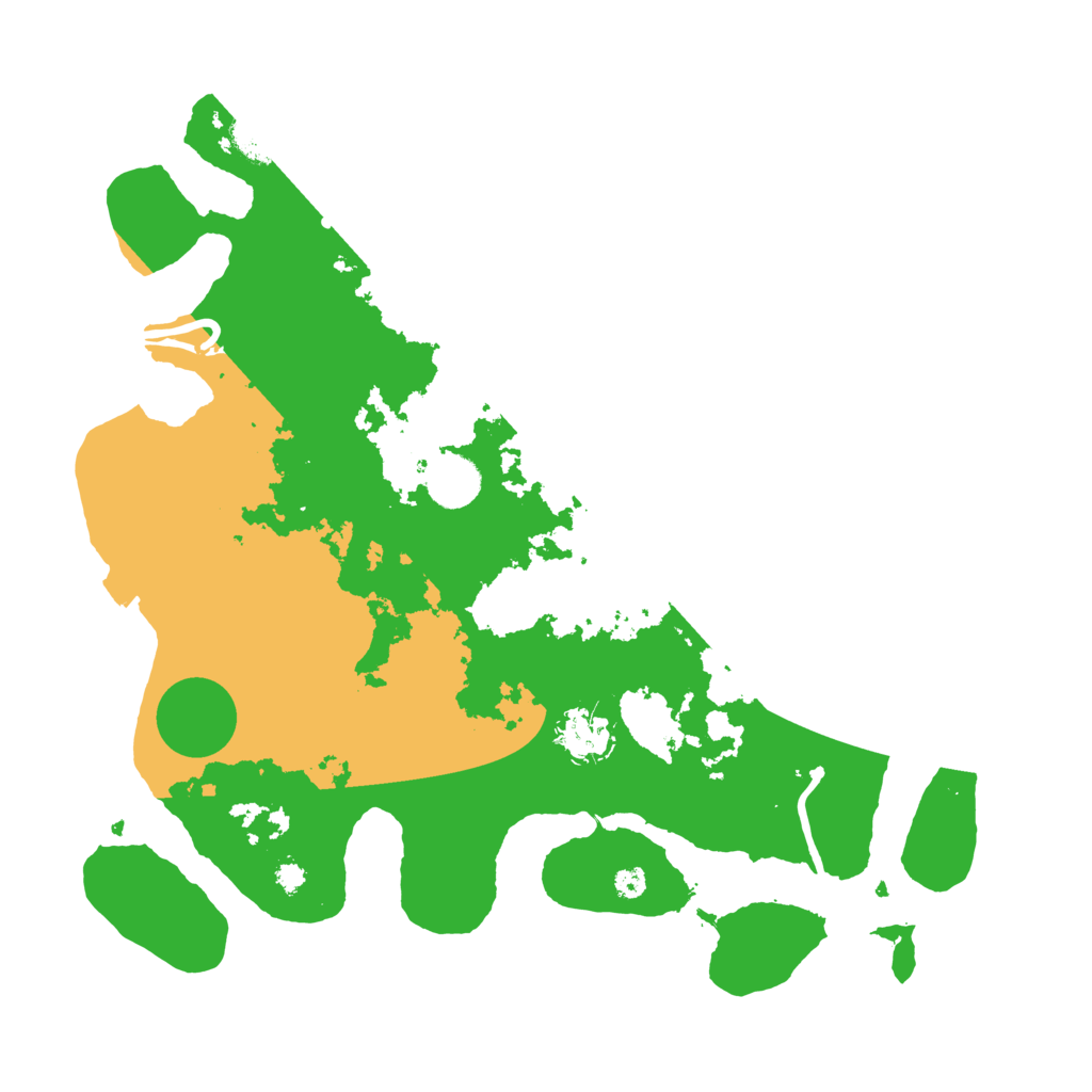 Biome Rust Map: Procedural Map, Size: 3600, Seed: 8268114