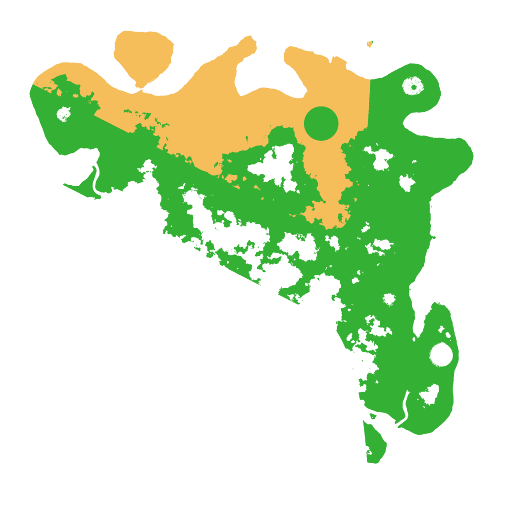 Biome Rust Map: Procedural Map, Size: 3900, Seed: 71418390