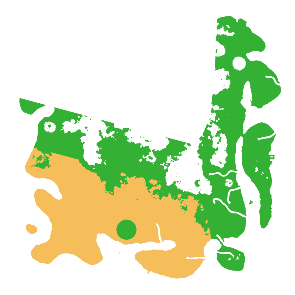 Biome Rust Map: Procedural Map, Size: 3900, Seed: 91593752