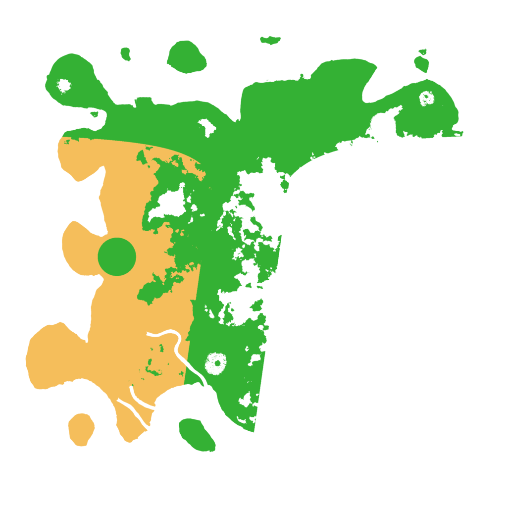 Biome Rust Map: Procedural Map, Size: 3500, Seed: 78215716
