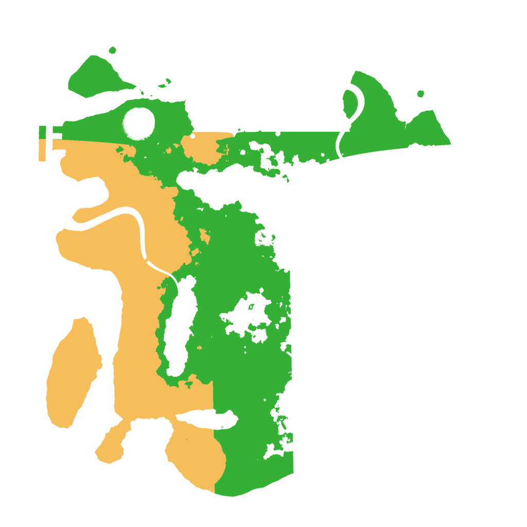 Biome Rust Map: Procedural Map, Size: 3000, Seed: 1272282624