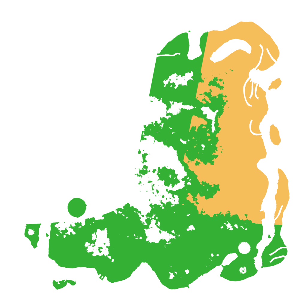 Biome Rust Map: Procedural Map, Size: 4500, Seed: 9292