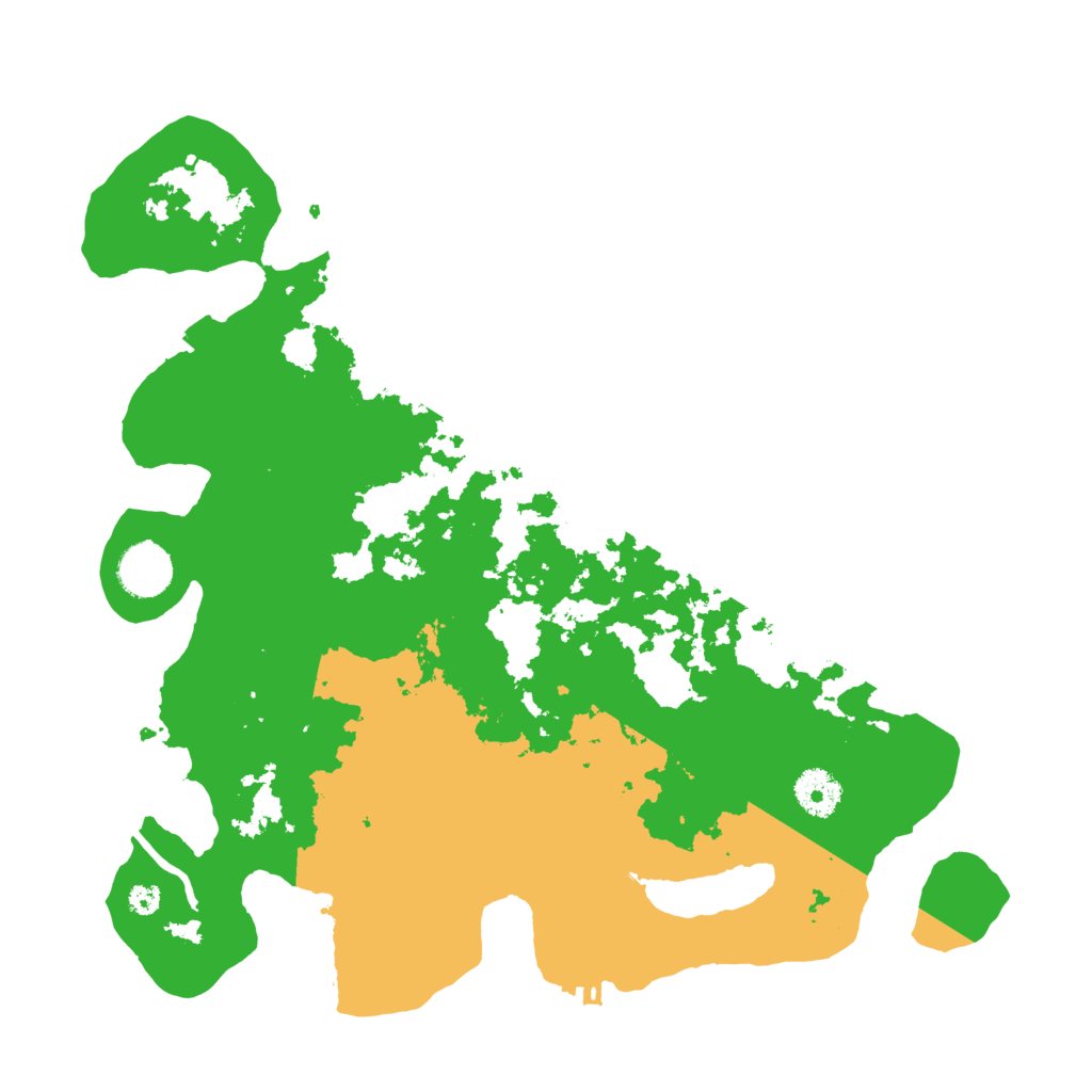 Biome Rust Map: Procedural Map, Size: 3550, Seed: 94158004