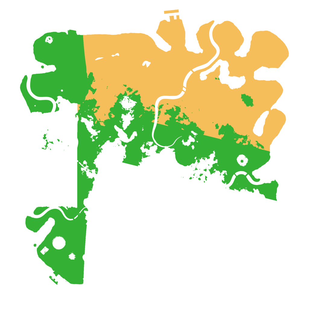 Biome Rust Map: Procedural Map, Size: 4250, Seed: 98923177