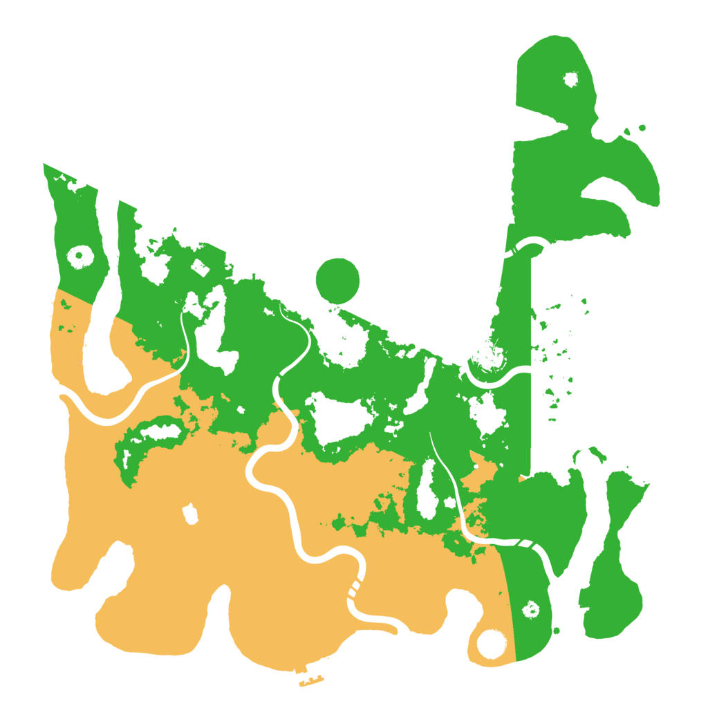 Biome Rust Map: Procedural Map, Size: 4300, Seed: 22102023
