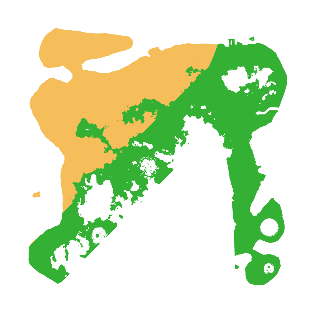 Biome Rust Map: Procedural Map, Size: 3200, Seed: 71