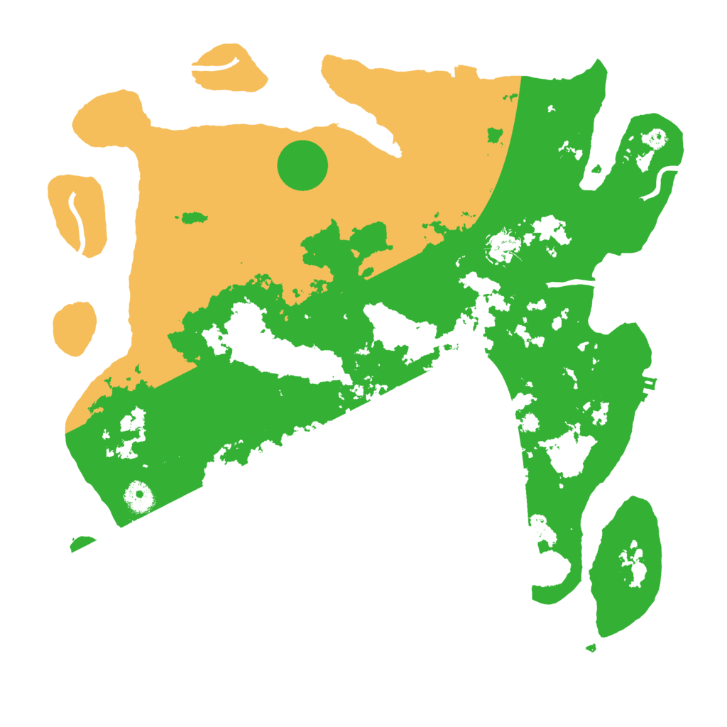 Biome Rust Map: Procedural Map, Size: 3800, Seed: 25921964