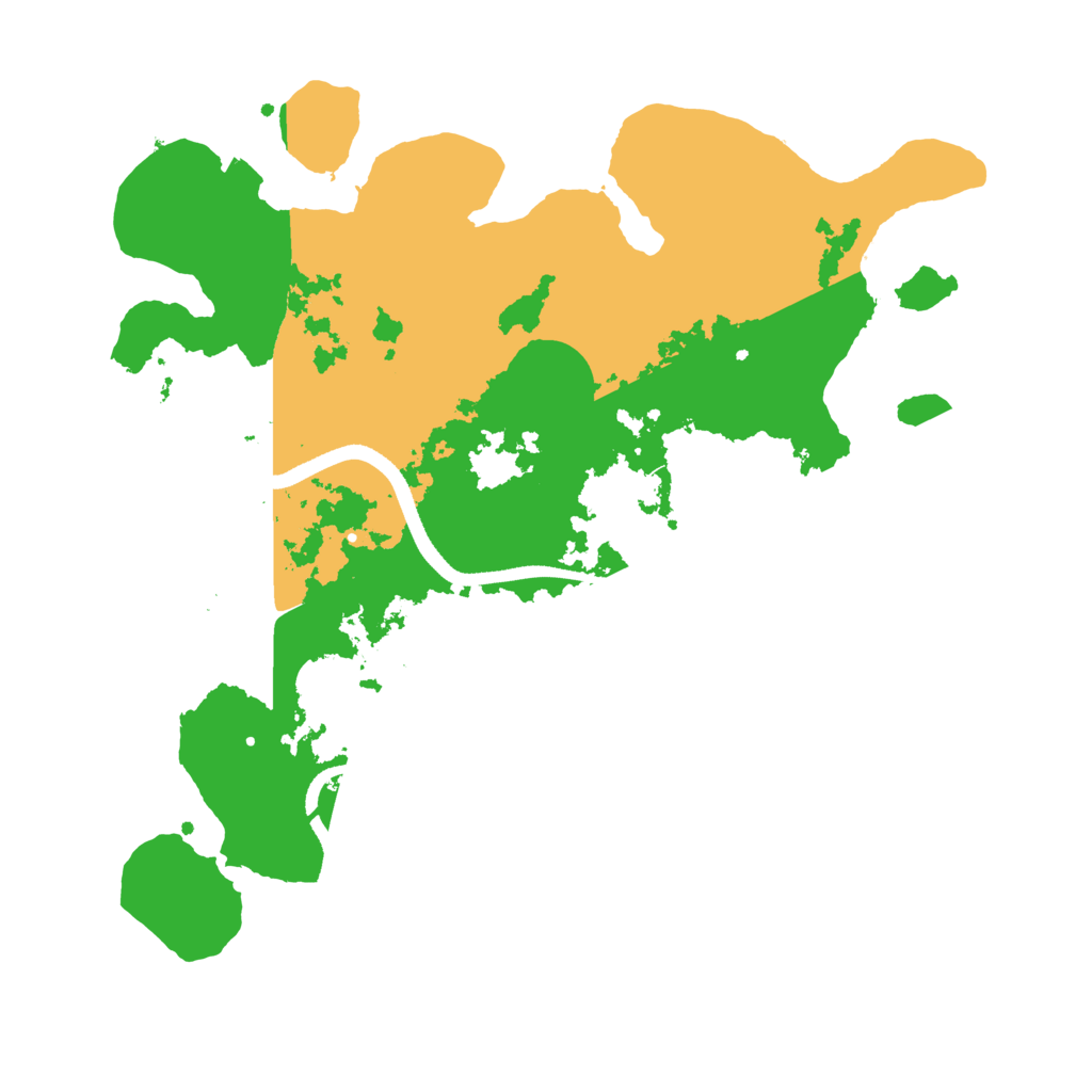 Biome Rust Map: Procedural Map, Size: 3400, Seed: 90708165