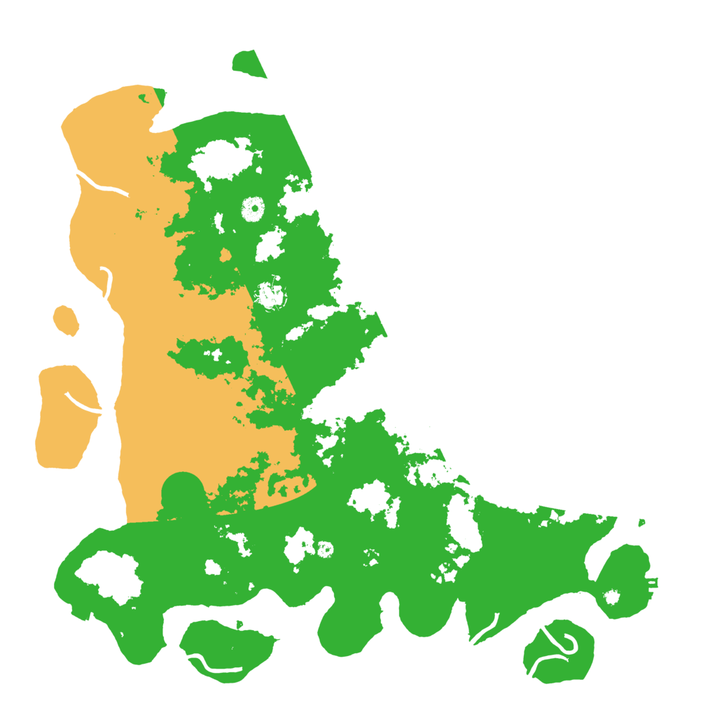 Biome Rust Map: Procedural Map, Size: 4400, Seed: 11608921