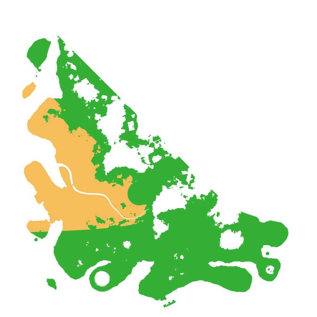 Biome Rust Map: Procedural Map, Size: 3700, Seed: 61524082