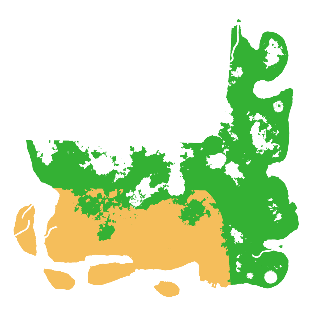 Biome Rust Map: Procedural Map, Size: 4400, Seed: 53751218