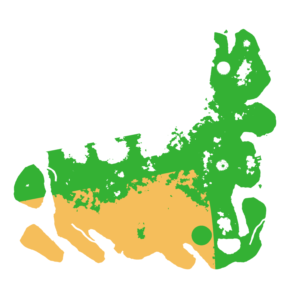 Biome Rust Map: Procedural Map, Size: 3950, Seed: 29855010