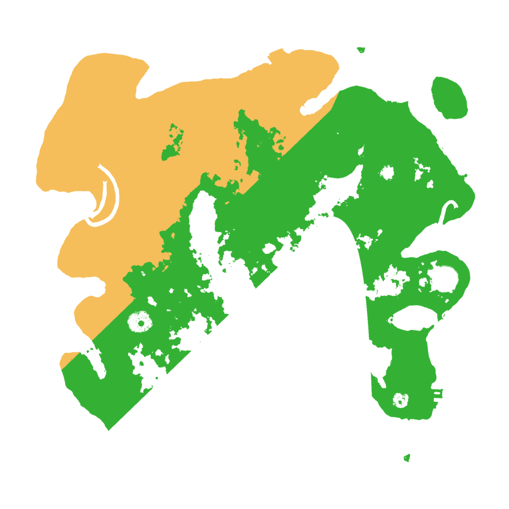 Biome Rust Map: Procedural Map, Size: 3400, Seed: 64204750