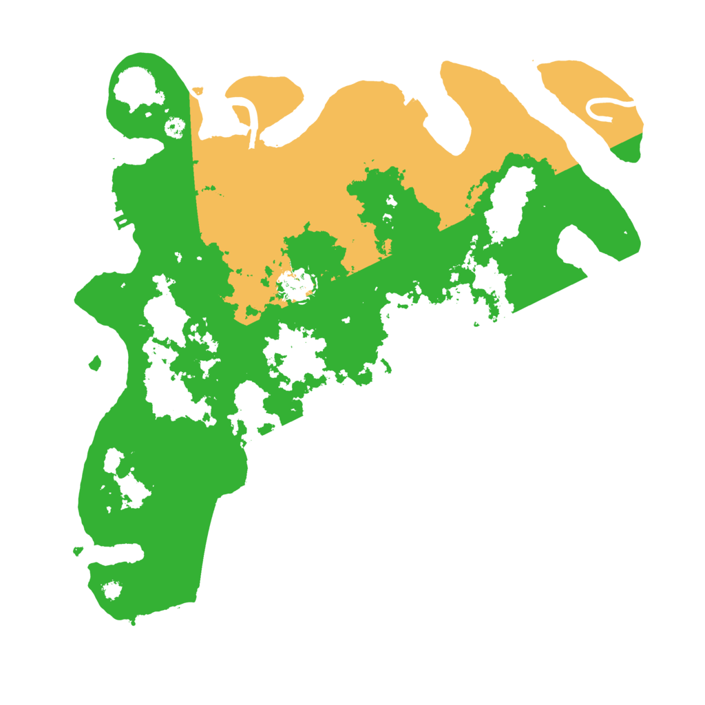 Biome Rust Map: Procedural Map, Size: 3500, Seed: 49644126