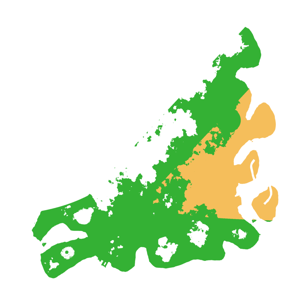 Biome Rust Map: Procedural Map, Size: 3600, Seed: 40761593