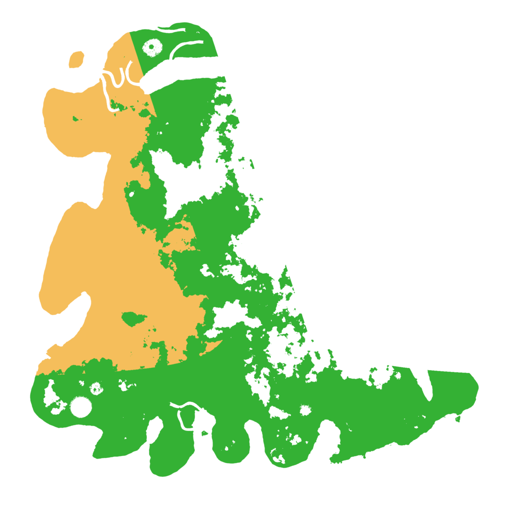 Biome Rust Map: Procedural Map, Size: 4250, Seed: 748240