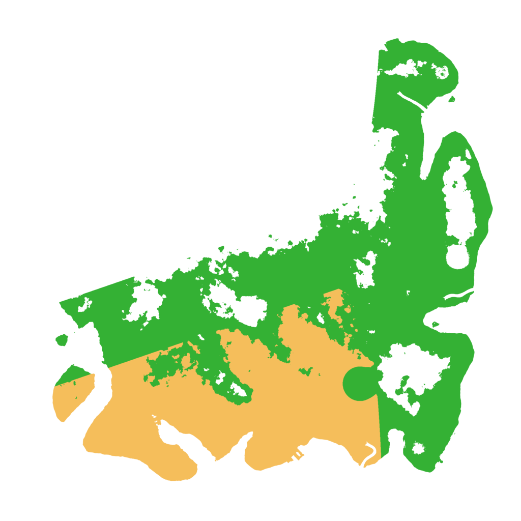 Biome Rust Map: Procedural Map, Size: 4000, Seed: 13211049