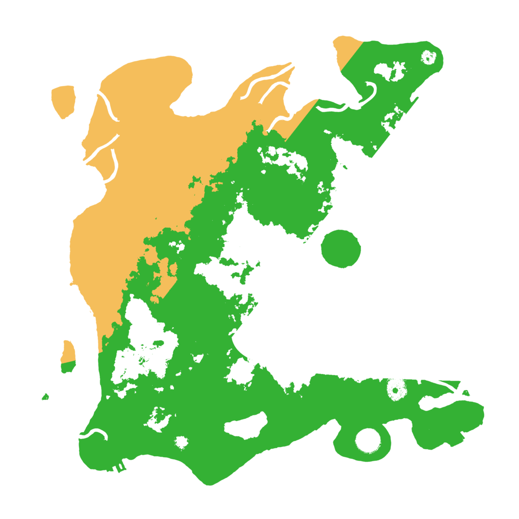 Biome Rust Map: Procedural Map, Size: 3700, Seed: 1629336885