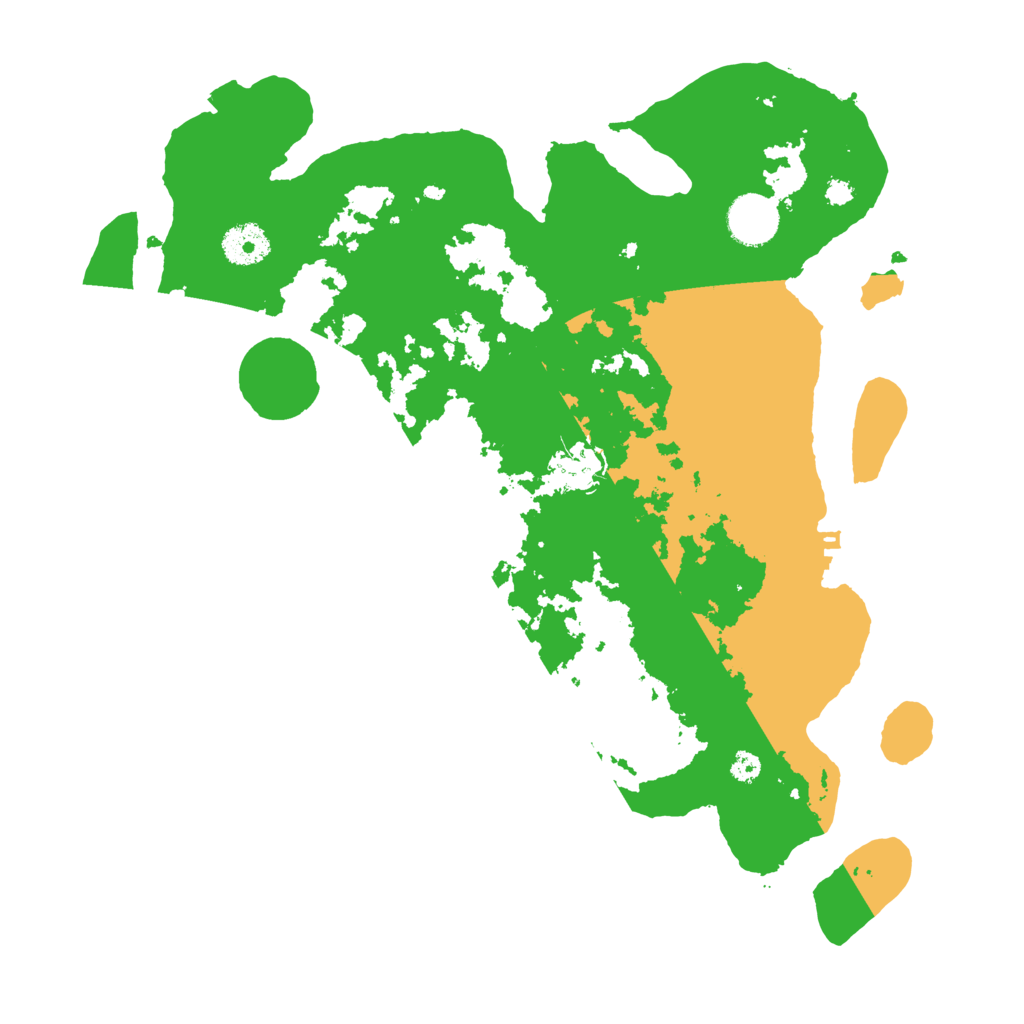 Biome Rust Map: Procedural Map, Size: 3500, Seed: 109543553