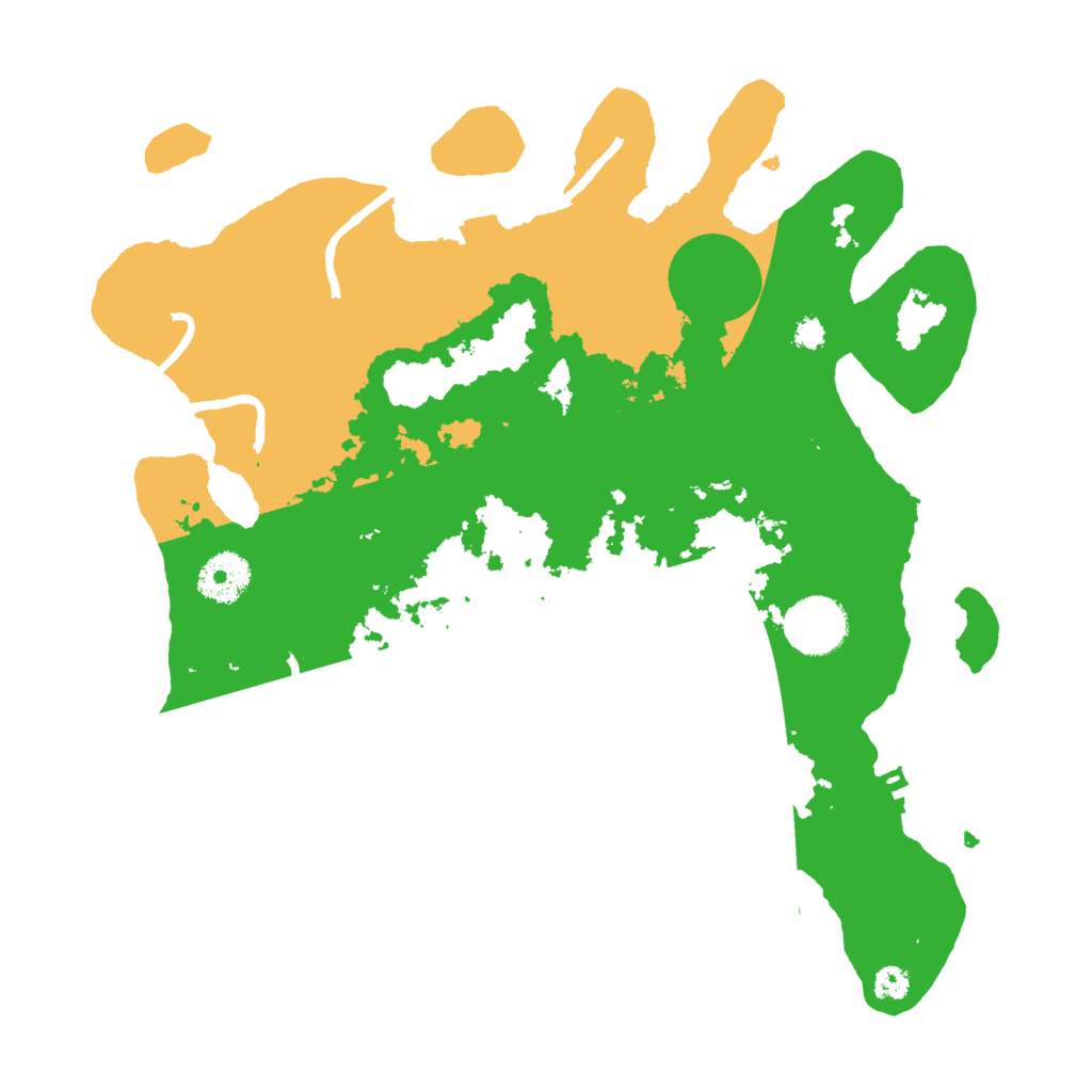 Biome Rust Map: Procedural Map, Size: 3250, Seed: 1580786405