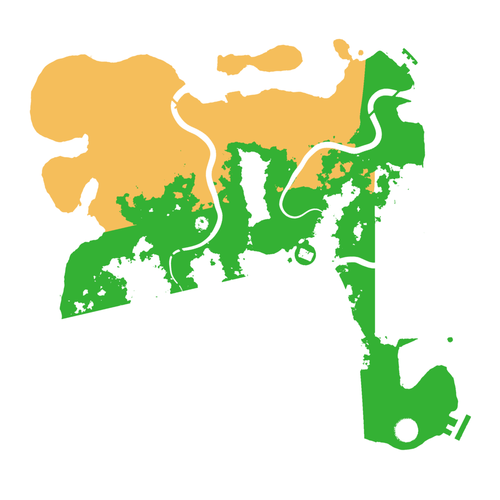 Biome Rust Map: Procedural Map, Size: 3750, Seed: 61710913