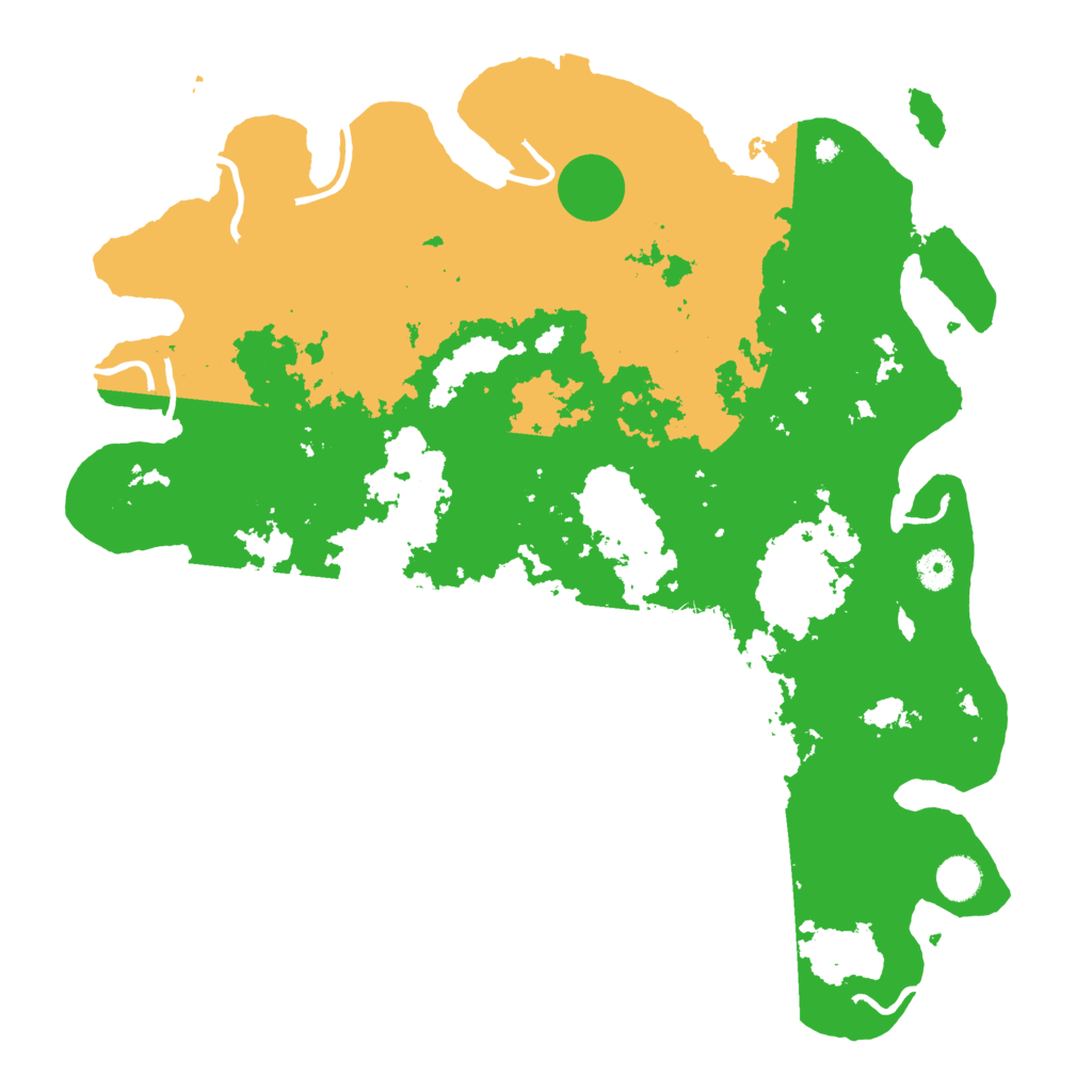 Biome Rust Map: Procedural Map, Size: 4300, Seed: 57540602