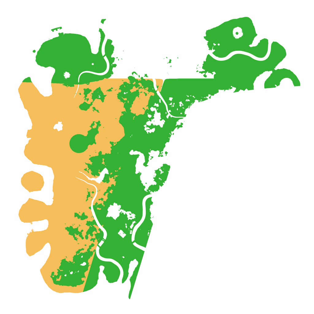 Biome Rust Map: Procedural Map, Size: 4400, Seed: 28806921