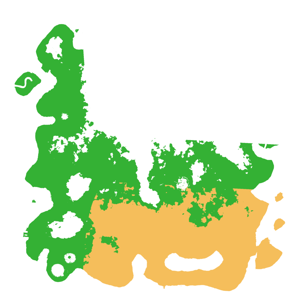 Biome Rust Map: Procedural Map, Size: 4300, Seed: 58925499