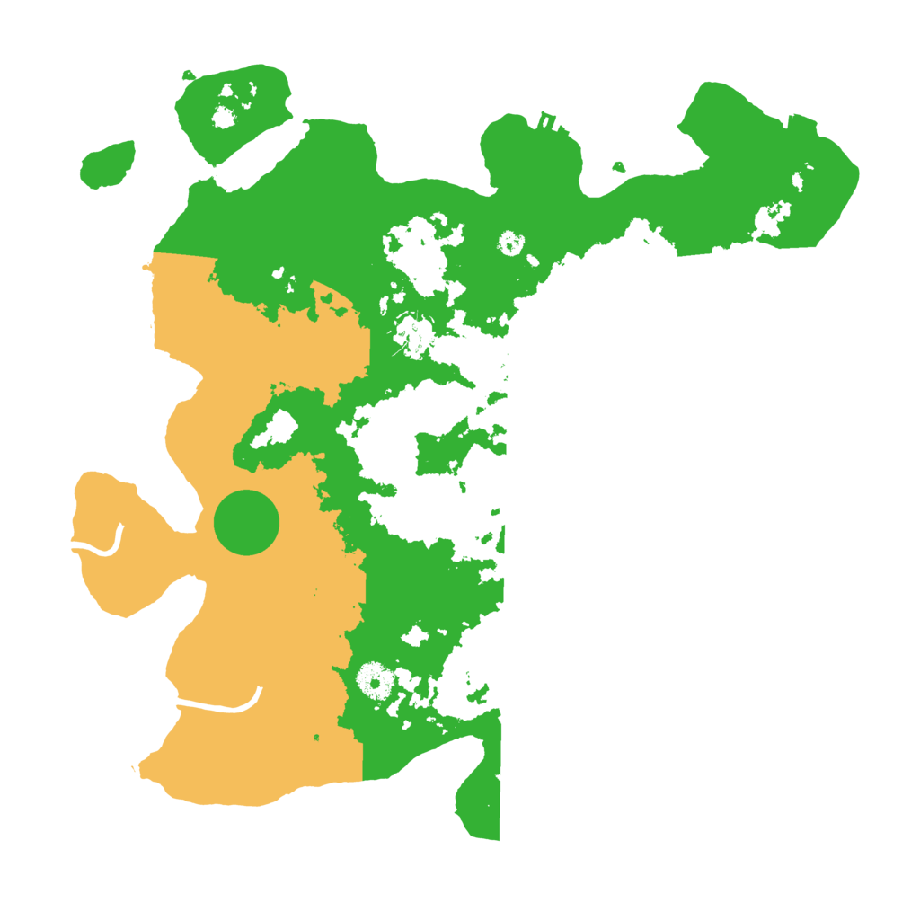 Biome Rust Map: Procedural Map, Size: 3700, Seed: 92846103