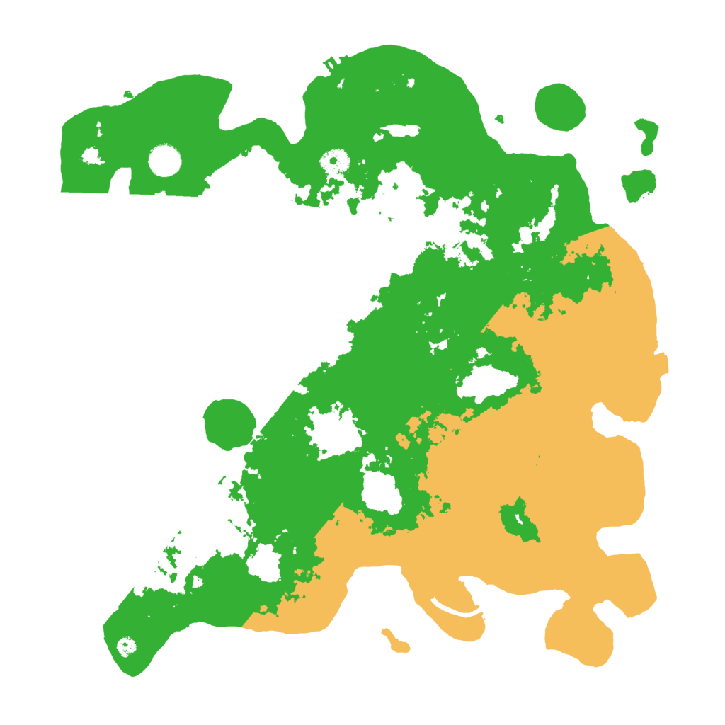 Biome Rust Map: Procedural Map, Size: 3950, Seed: 22134948