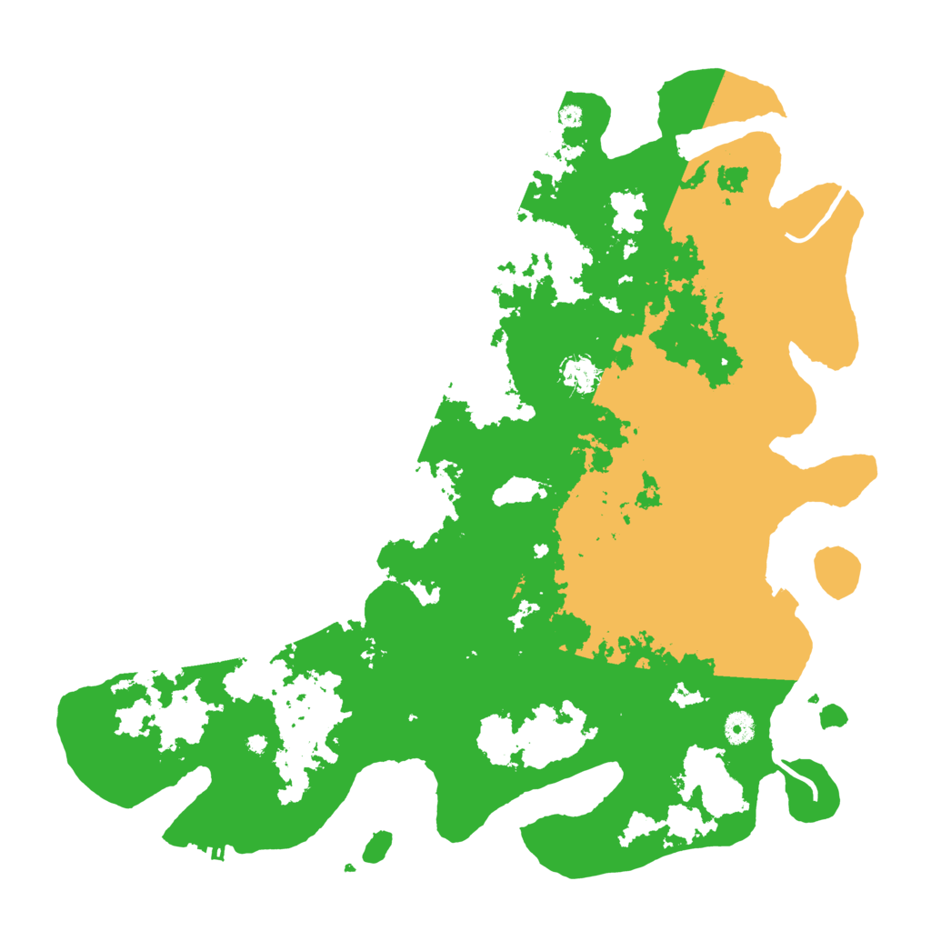 Biome Rust Map: Procedural Map, Size: 4400, Seed: 6765692
