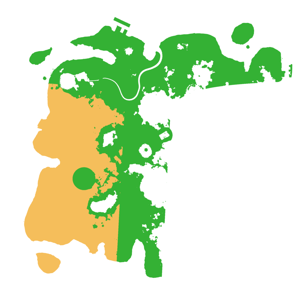 Biome Rust Map: Procedural Map, Size: 3550, Seed: 28747578