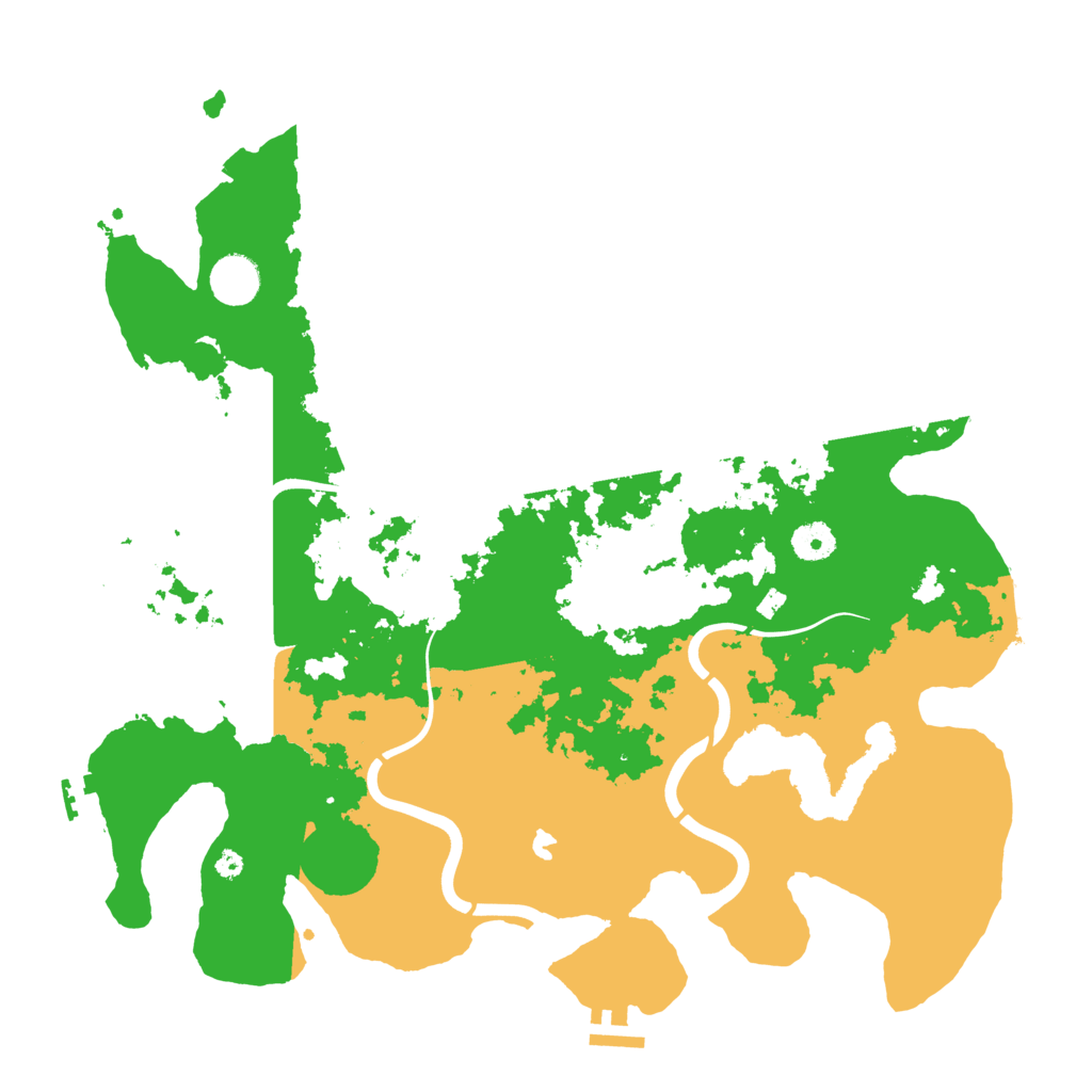 Biome Rust Map: Procedural Map, Size: 4000, Seed: 95795723