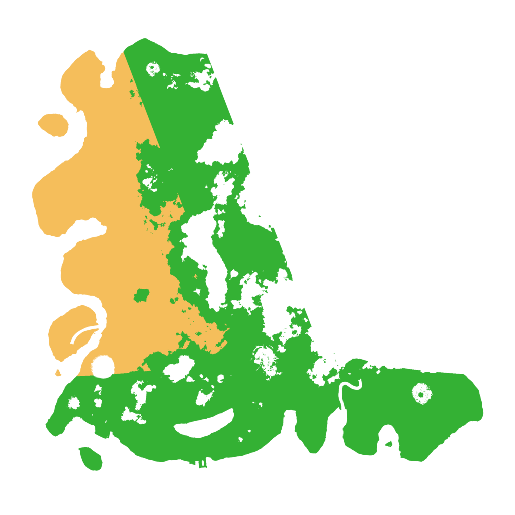 Biome Rust Map: Procedural Map, Size: 3950, Seed: 64591402