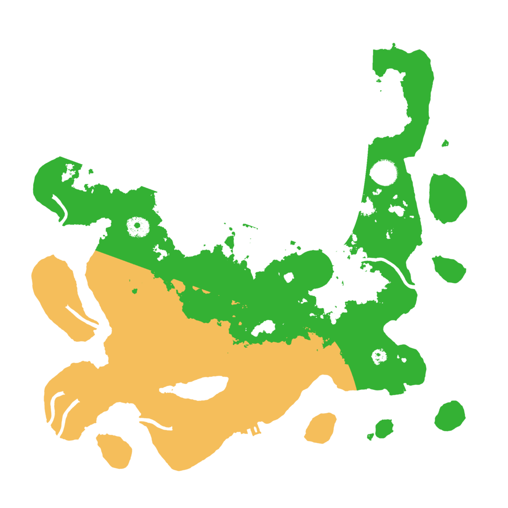 Biome Rust Map: Procedural Map, Size: 3500, Seed: 682820162