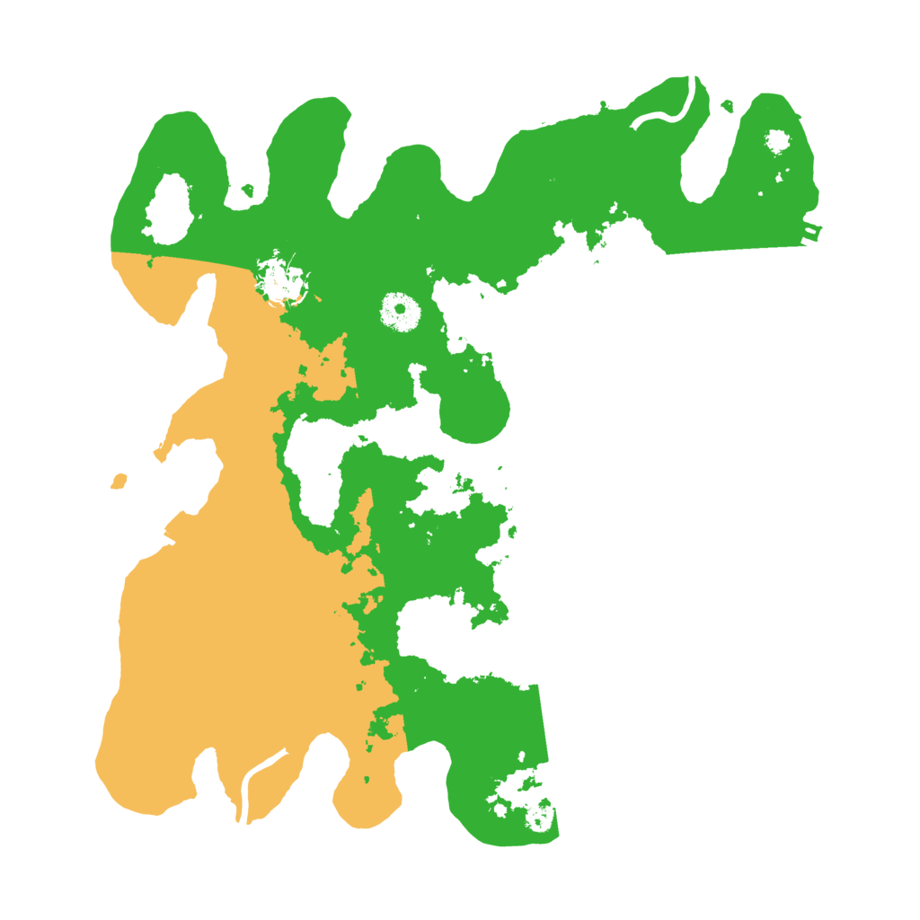 Biome Rust Map: Procedural Map, Size: 3500, Seed: 98664