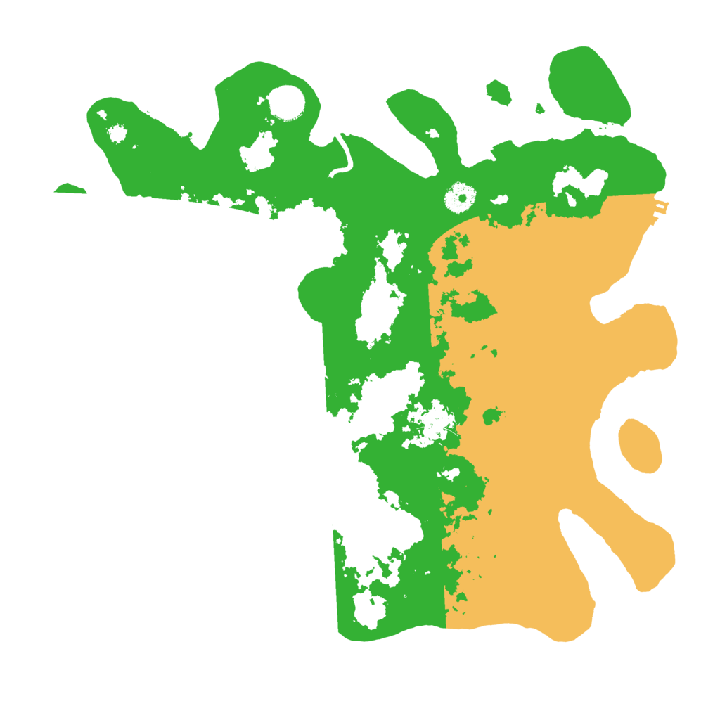 Biome Rust Map: Procedural Map, Size: 3600, Seed: 72941403
