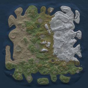 Thumbnail Rust Map: Procedural Map, Size: 4500, Seed: 1459400484, 19 Monuments