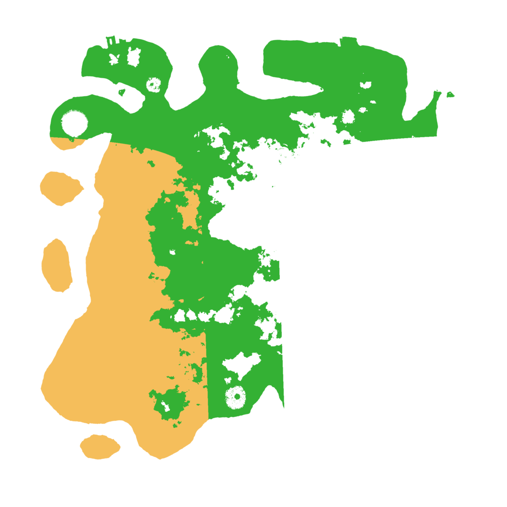 Biome Rust Map: Procedural Map, Size: 3500, Seed: 1097589