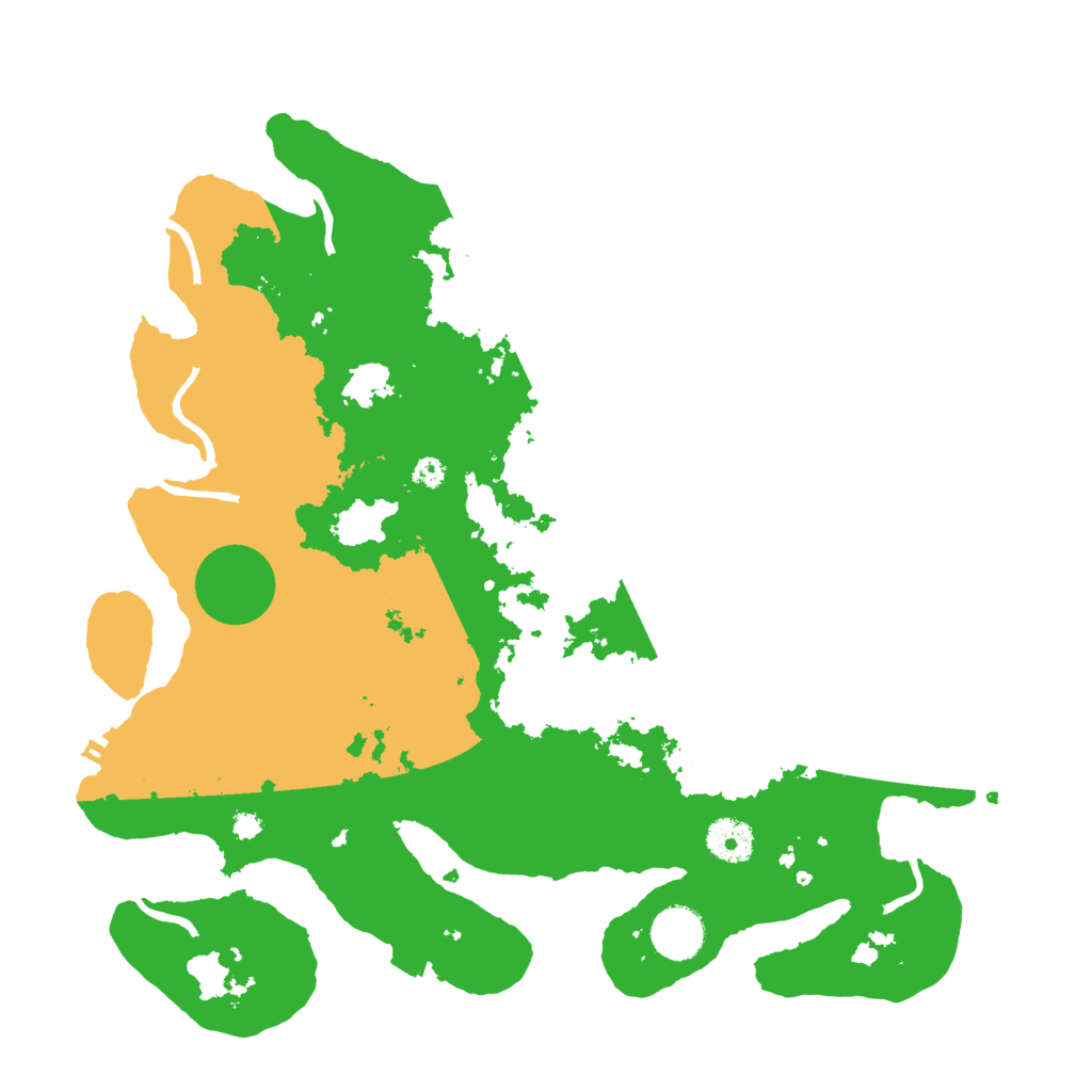 Biome Rust Map: Procedural Map, Size: 3600, Seed: 52059544