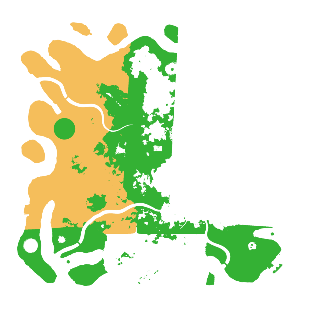 Biome Rust Map: Procedural Map, Size: 3850, Seed: 38984596